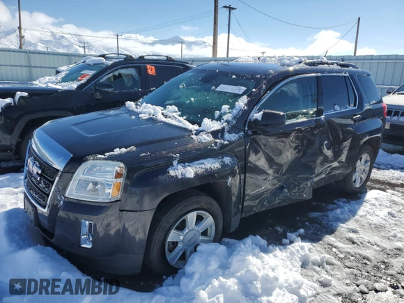 2013 GMC Terrain SLE with VIN 2GKFLTEK3D6256955, listed as a Copart auction lot 46119145 with 135,952 mi miles and Salvage Title. Bid and sale history available at DreamBid. Image 1.