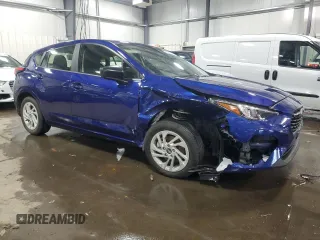 2024 Subaru Impreza with VIN JF1GUABC1R8371785, listed as a Copart auction lot 41638575 with 3,201 mi miles and Salvage Title. Bid and sale history available at carsss.com. Image 4.