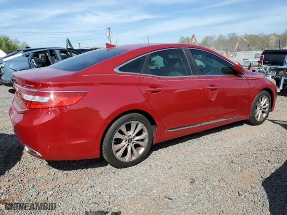 2014 Hyundai Azera Limited with VIN KMHFH4JG5EA385767, listed as a Copart auction lot 54288435 with 138,477 mi miles and Clean Title. Bid and sale history available at carsss.com. Image 3.