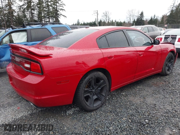 2012 Dodge Charger SXT with VIN 2C3CDXHG9CH129192, listed as a IAAI auction lot 41156443 with 179,959 mi miles. Bid and sale history available at carsss.com. Image 4.