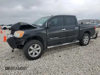 2013 Nissan Titan PRO-4X with VIN 1N6BA0ECXDN313300, listed as a Copart auction lot 46987125 with 174,432 mi miles and Salvage Title. Bid and sale history available at carsss.com. Image 1.
