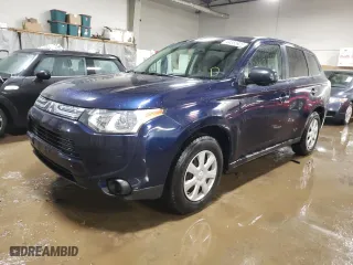 2014 Mitsubishi Outlander ES with VIN JA4AD2A34EZ008158, listed as a Copart auction lot 44355925 with 107,900 mi miles and Salvage Title. Bid and sale history available at carsss.com. Image 1.