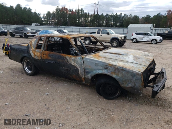 1986 Buick Regal with VIN 1G4GK4779GP450391, listed as a Copart auction lot 81891664 with Not Provided miles and Salvage Title. Bid and sale history available at DreamBid. Image 4.