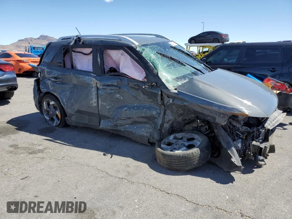 2024 Hyundai Venue SEL with VIN KMHRC8A30RU302430, listed as a Copart auction lot 56963455 with Not provided miles and Salvage title. Bid and sale history available at DreamBid. Image 4.