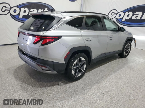 2025 Hyundai Tucson SEL with VIN 5NMJB3DE7SH467733, listed as a Copart auction lot 54535135 with 13,538 mi miles and Clean Title. Bid and sale history available at DreamBid. Image 3.