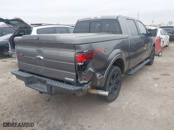 2013 Ford F-150 XL with VIN 1FTFW1CT7DFB60657, listed as a IAAI auction lot 41562282 with 121,633 mi miles. Bid and sale history available at carsss.com. Image 4.