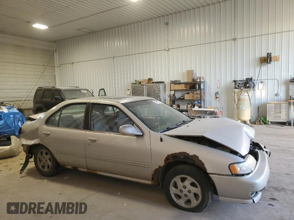 1998 Nissan Sentra XE with VIN 1N4AB41D8WC756485, listed as a Copart auction lot 41413285 with 206,967 mi miles and Salvage title. Bid and sale history available at DreamBid. Image 4.