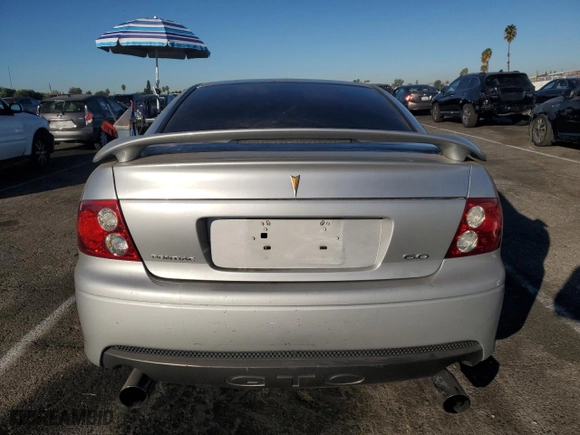 2005 Pontiac GTO with VIN 6G2VX12U25L463228, listed as a Copart auction lot 76843504 with 153,047 mi miles and Salvage Title. Bid and sale history available at carsss.com. Image 6.