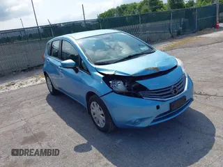 2015 Nissan Note S with VIN 3N1CE2CP8FL388774, listed as a IAAI auction lot 42681130 with 51,184 mi miles and . Bid and sale history available at DreamBid. Image 1.