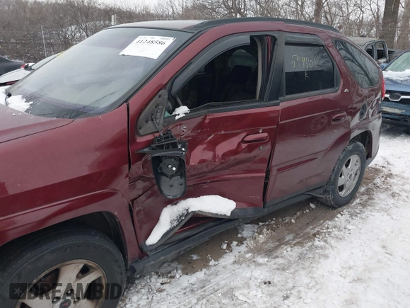 2002 Pontiac Aztek z VIN 3G7DA03E72S599401, wystawiony jako IAAI lot #41248586 z przebiegiem 135 971 mil mil oraz . Historia ofert i sprzedaży dostępna na DreamBid. Obrazek 6.
