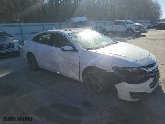 2021 Chevrolet Malibu LT with VIN 1G1ZD5ST5MF047696, listed as a Copart auction lot 89167685 with 128,060 mi miles and Salvage Title. Bid and sale history available at carsss.com. Image 4.