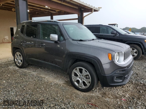 2016 Jeep Renegade Limited with VIN ZACCJADT6GPC79169, listed as a Copart auction lot 55201855 with 115,021 mi miles and Clean Title. Bid and sale history available at DreamBid. Image 4.