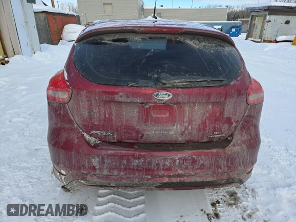 2015 Ford Focus SE with VIN 1FADP3K24FL376887, listed as a Copart auction lot 43715265 with 111,483 mi miles and Salvage Title. Bid and sale history available at carsss.com. Image 6.