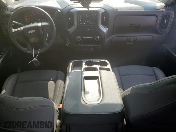 2024 Chevrolet Silverado 1500 Custom with VIN 3GCPABEK8RG445662, listed as a Copart auction lot 54160645 with 1,559 mi miles and Salvage Title. Bid and sale history available at DreamBid. Image 8.