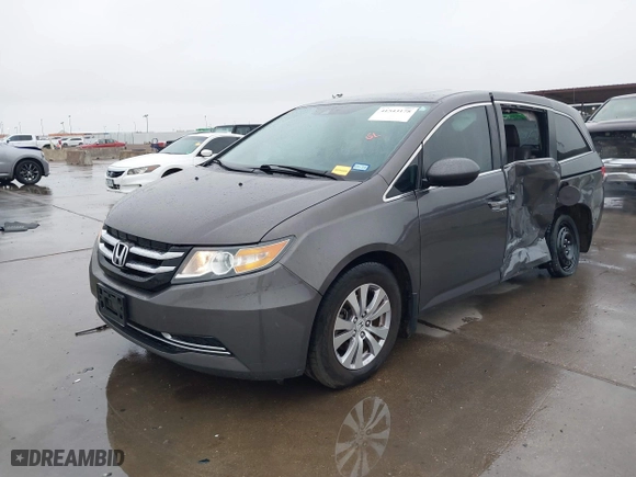 2016 Honda Odyssey EX-L with VIN 5FNRL5H68GB053576, listed as a IAAI auction lot 41543178 with 160,802 mi miles. Bid and sale history available at carsss.com. Image 2.