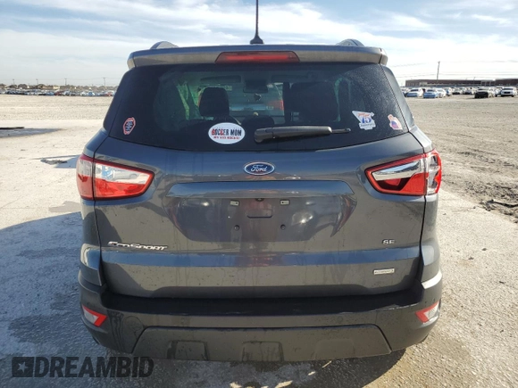 2020 Ford EcoSport SE with VIN MAJ3S2GE1LC346846, listed as a Copart auction lot 49574665 with 65,372 mi miles and Salvage Title. Bid and sale history available at carsss.com. Image 6.