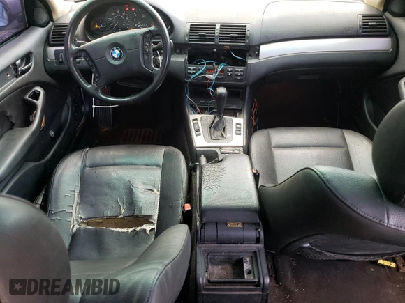 2003 BMW 3 Series 325xi with VIN WBAEU33413PM59296, listed as a Copart auction lot 76141714 with 191,272 mi miles and Non Repairable. Bid and sale history available at carsss.com. Image 8.