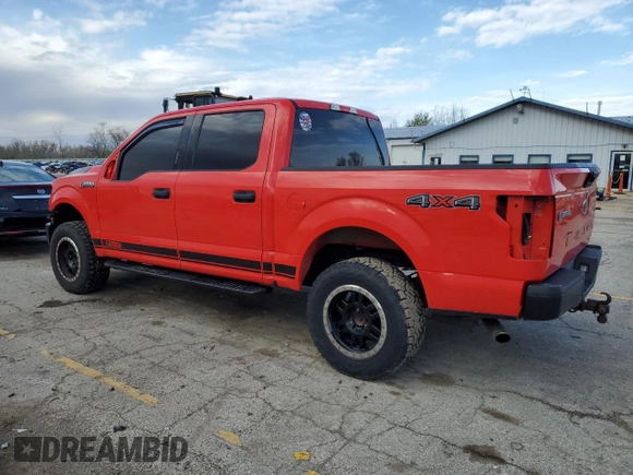 2016 Ford F-150 XLT with VIN 1FTEW1EFXGKE97998, listed as a Copart auction lot 51929315 with 150,933 mi miles and Salvage Title. Bid and sale history available at carsss.com. Image 2.