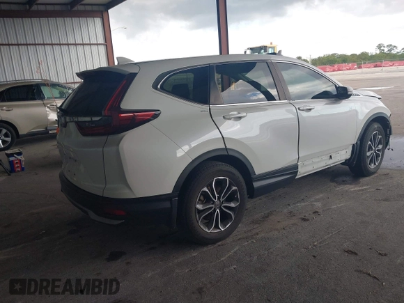 2020 Honda CR-V EX-L with VIN 7FARW1H86LE027056, listed as a IAAI auction lot 41890808 with 50,744 mi miles. Bid and sale history available at carsss.com. Image 4.