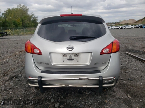 2009 Nissan Murano LE with VIN JN8AZ18W29W126125, listed as a Copart auction lot 74072504 with 167,396 mi miles and Salvage Title. Bid and sale history available at carsss.com. Image 6.