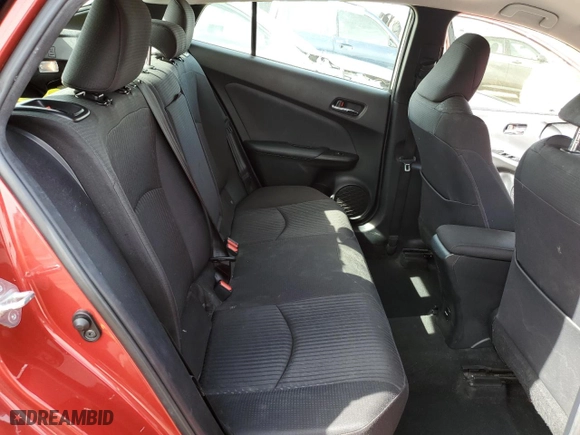 2016 Toyota Prius Two with VIN JTDKBRFU2G3511171, listed as a Copart auction lot 49984105 with 76,992 mi miles and Salvage Title. Bid and sale history available at carsss.com. Image 10.