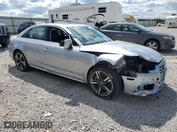 2017 Audi A4 Premium Plus with VIN WAUENAF42HN010323, listed as a Copart auction lot 58023345 with 83,139 mi miles and Salvage title. Bid and sale history available at DreamBid. Image 4.