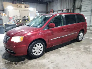2013 Chrysler Town & Country Touring with VIN 2C4RC1BG3DR821801, listed as a Copart auction lot 47572855 with 129,811 mi miles and Salvage Title. Bid and sale history available at carsss.com. Image 1.