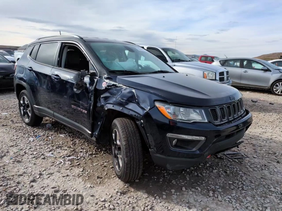 2018 Jeep Compass Trailhawk with VIN 3C4NJDDB4JT210479, listed as a Copart auction lot 50244035 with 11,111 mi miles and Salvage Title. Bid and sale history available at carsss.com. Image 13.