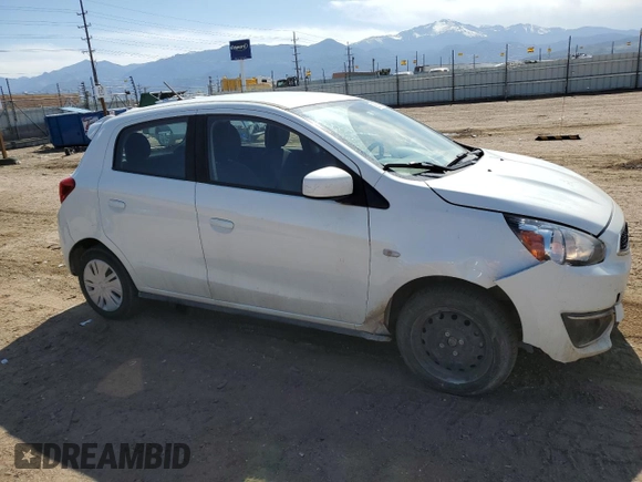 2020 Mitsubishi Mirage ES z VIN ML32A3HJ1LH003969, wystawiony jako Copart lot #58267865 z przebiegiem 89 887 mil mil oraz Szkoda całkowita • Salvage title. Historia ofert i sprzedaży dostępna na DreamBid. Obrazek 4.