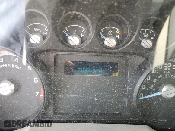 2015 Ford F-250 XLT with VIN 1FTBF2B65FEC75010, listed as a Copart auction lot 63868314 with 73,742 mi miles and Salvage title. Bid and sale history available at DreamBid. Image 9.