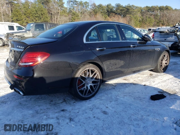 2019 Mercedes-Benz E 63 S AMG with VIN WDDZF8KB9KA569581, listed as a Copart auction lot 41450995 with 31,020 mi miles and Salvage Title. Bid and sale history available at DreamBid. Image 3.