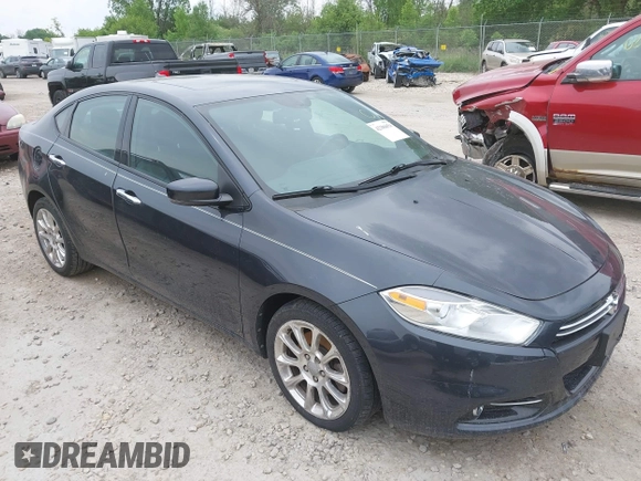 2013 Dodge Dart Limited with VIN 1C3CDFCH2DD155500, listed as a IAAI auction lot 42386654 with 77,461 mi miles and . Bid and sale history available at DreamBid. Image 1.