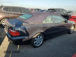 2002 Mercedes-Benz CLK 320/430 with VIN WDBLK65G92T128706, listed as a Copart auction lot 75334464 with 40,981 mi miles and Salvage Title. Bid and sale history available at DreamBid. Image 3.