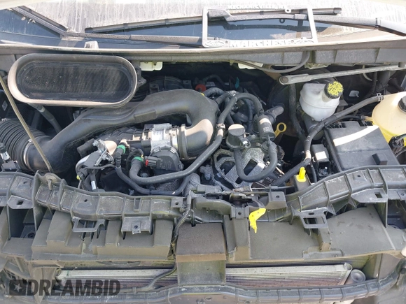 2023 Ford Transit Cargo with VIN 1FTBR1Y86PKA79798, listed as a IAAI auction lot 40155361 with 28,670 mi miles and . Bid and sale history available at DreamBid. Image 10.
