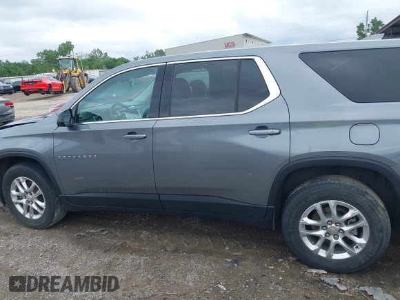 2020 Chevrolet Traverse LS with VIN 1GNERFKW3LJ237541, listed as a IAAI auction lot 42372625 with 107,470 mi miles and . Bid and sale history available at DreamBid. Image 15.