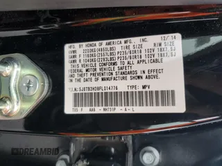 2015 Acura RDX with VIN 5J8TB3H38FL014776, listed as a Copart auction lot 79247384 with 79,960 mi miles and Clean Title. Bid and sale history available at carsss.com. Image 14.