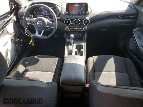 2021 Nissan Sentra SR with VIN 3N1AB8DV0MY311705, listed as a Copart auction lot 52202775 with 24,583 mi miles and Salvage Title. Bid and sale history available at DreamBid. Image 8.