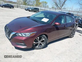 2020 Nissan Sentra SV z VIN 3N1AB8CV9LY217970, wystawiony jako IAAI lot #41989185 z przebiegiem 84 356 mil mil oraz . Historia ofert i sprzedaży dostępna na DreamBid. Obrazek 2.