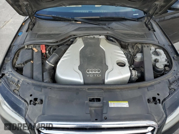 2014 Audi A8 3.0L TDI with VIN WAURMAFD1EN003301, listed as a Copart auction lot 85085354 with 155,429 mi miles and Salvage title. Bid and sale history available at DreamBid. Image 11.