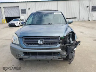 2005 Honda Pilot EX-L with RES with VIN 2HKYF18685H515886, listed as a Copart auction lot 49226655 with 244,135 mi miles and Salvage Title. Bid and sale history available at carsss.com. Image 5.
