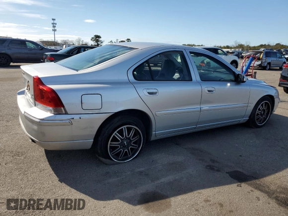 2007 Volvo S60 2.5L Turbo with VIN YV1RH592672631412, listed as a Copart auction lot 49522835 with 286,491 mi miles and Clean Title. Bid and sale history available at carsss.com. Image 3.