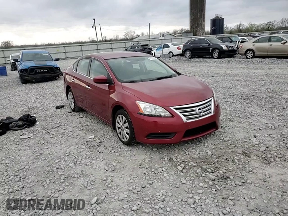 2015 Nissan Sentra SV with VIN 3N1AB7AP8FY315715, listed as a Copart auction lot 49109555 with 175,674 mi miles and Salvage Title. Bid and sale history available at carsss.com. Image 11.