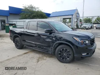 2022 Honda Ridgeline RTL-E with VIN 5FPYK3F79NB010478, listed as a Copart auction lot 60486525 with 53,029 mi miles and Salvage title. Bid and sale history available at DreamBid. Image 4.