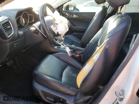 2014 Mazda 3 i Grand Touring with VIN JM1BM1M76E1200859, listed as a Copart auction lot 43520005 with 97,675 mi miles and Salvage Title. Bid and sale history available at DreamBid. Image 7.