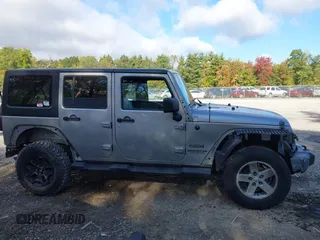 2016 Jeep Wrangler Unlimited Sport with VIN 1C4BJWDG2GL281985, listed as a IAAI auction lot 40518617 with 105,415 mi miles and . Bid and sale history available at DreamBid. Image 13.