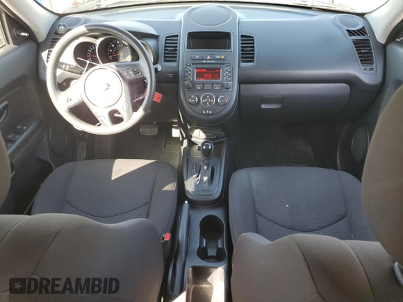 2013 Kia Soul with VIN KNDJT2A55D7500749, listed as a Copart auction lot 48377645 with 98,240 mi miles and Salvage Title. Bid and sale history available at DreamBid. Image 8.
