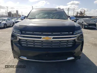 2023 Chevrolet Suburban Premier with VIN 1GNSKFKD8PR205665, listed as a Copart auction lot 51694655 with 27,882 mi miles and Salvage title. Bid and sale history available at DreamBid. Image 5.