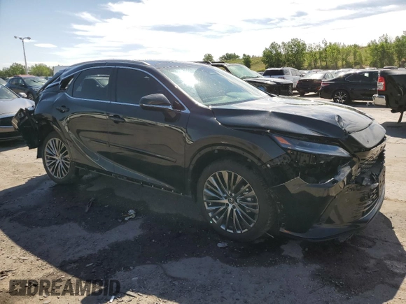 2023 Lexus RX with VIN 2T2BAMCA0PC019032, listed as a Copart auction lot 60090154 with 20,225 mi miles and Salvage Title. Bid and sale history available at carsss.com. Image 4.