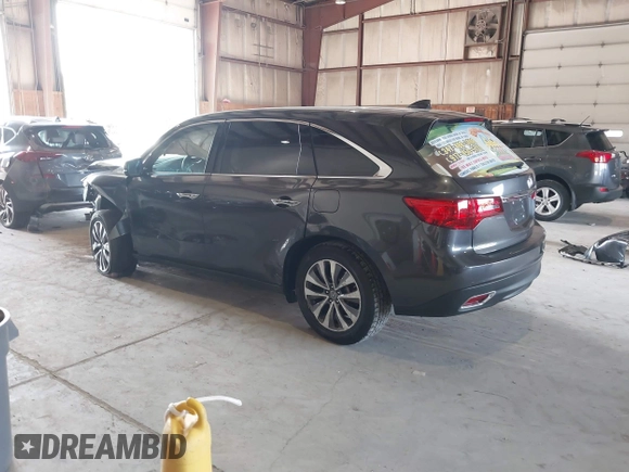 2014 Acura MDX Technology with VIN 5FRYD4H49EB003962, listed as a IAAI auction lot 41087499 with 164,204 mi miles and . Bid and sale history available at DreamBid. Image 3.