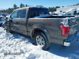 2015 Ford F-150 XLT with VIN 1FTEW1EP7FFD00088, listed as a IAAI auction lot 41364170 with 100,524 mi miles. Bid and sale history available at carsss.com. Image 3.